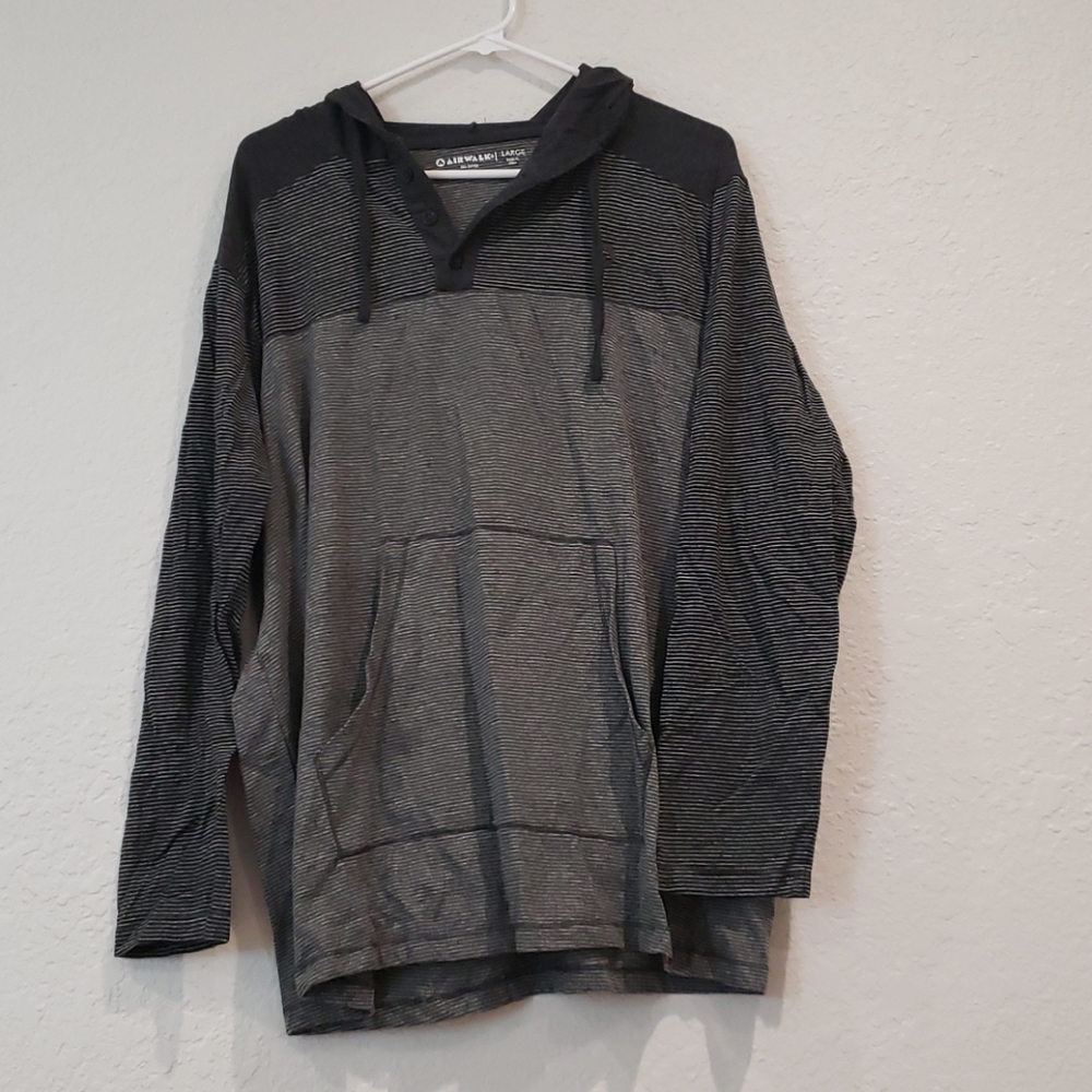 3/$20 Airwalk Black and Grey Hoody